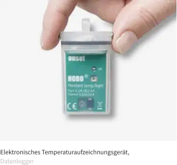 Elektronisches Temperaturaufzeichnungsgerät, Datenlogger